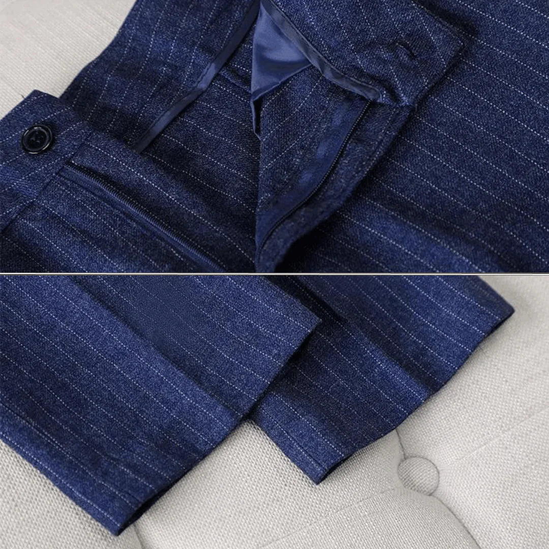 Mona Elegant Blue Blazer Set