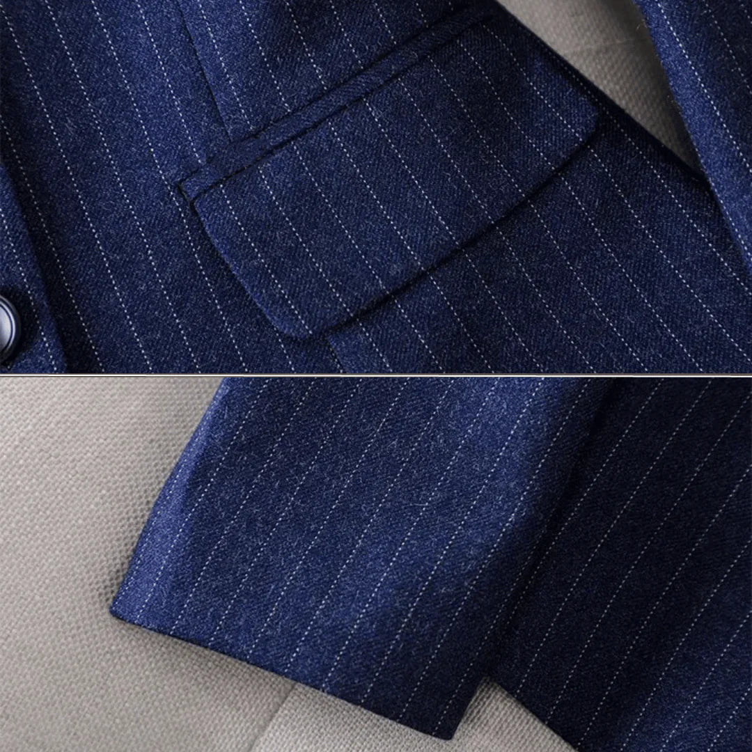 Mona Elegant Blue Blazer Set