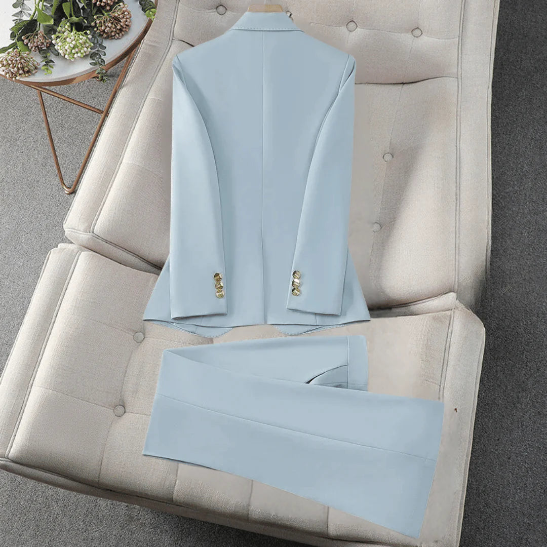 Marissa Sapphire Symphony Blazer Set