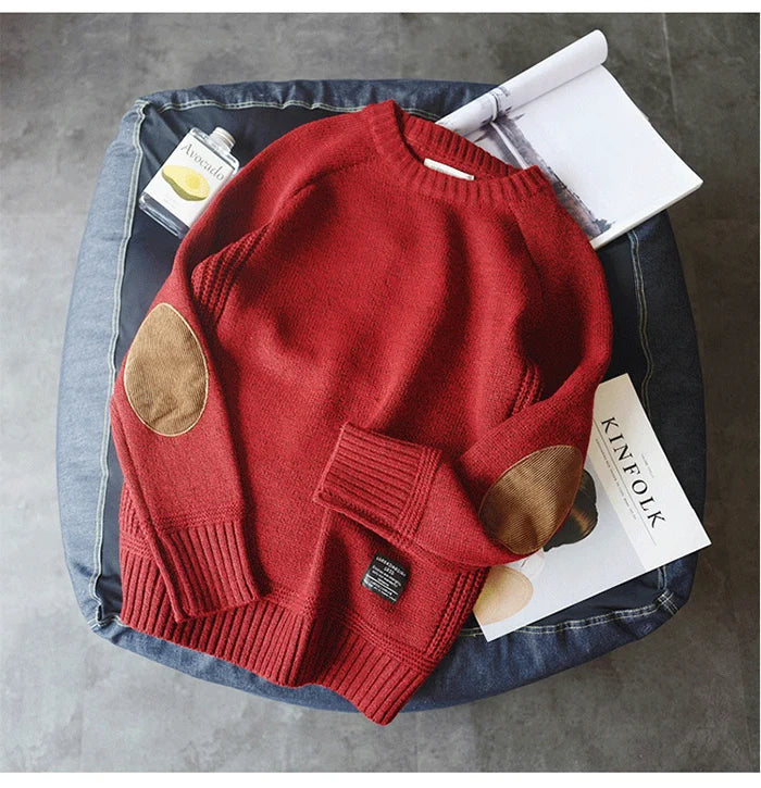 Men's Pullover Oversized Knitted Sweater