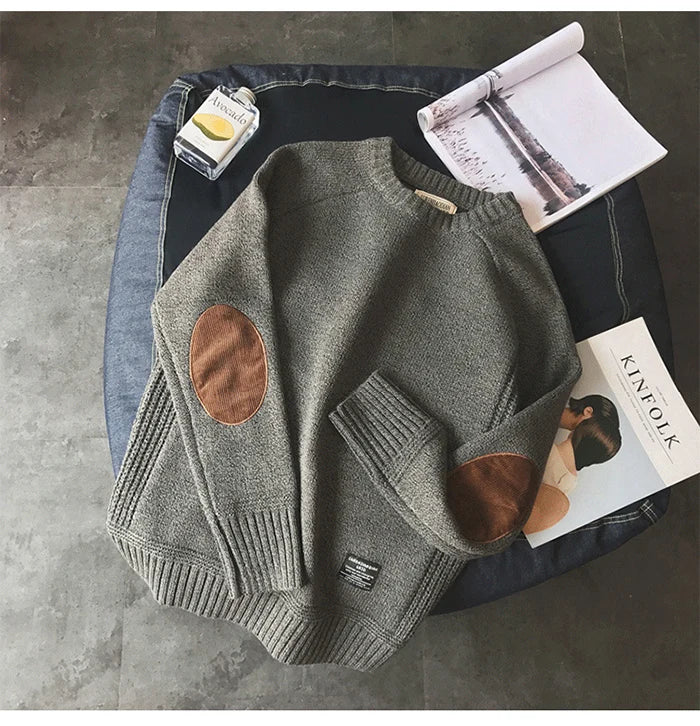 Men's Pullover Oversized Knitted Sweater