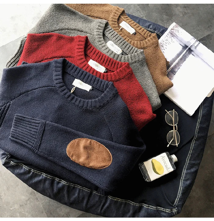 Men's Pullover Oversized Knitted Sweater