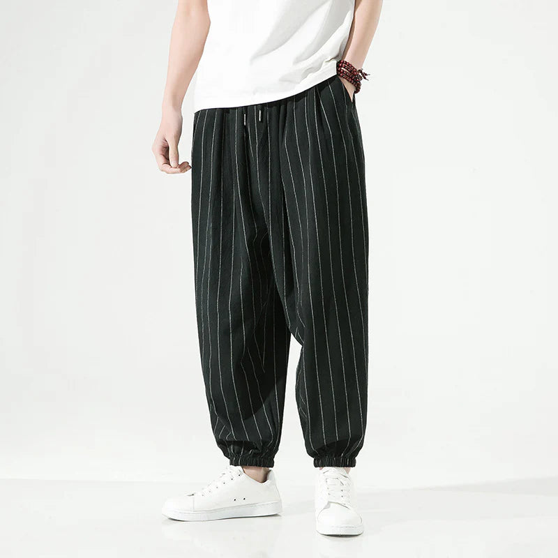 Susano Striped Bagg Joggers