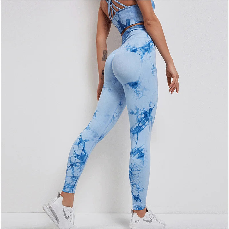 Fojo Dye Seamless Scrunch Leggings