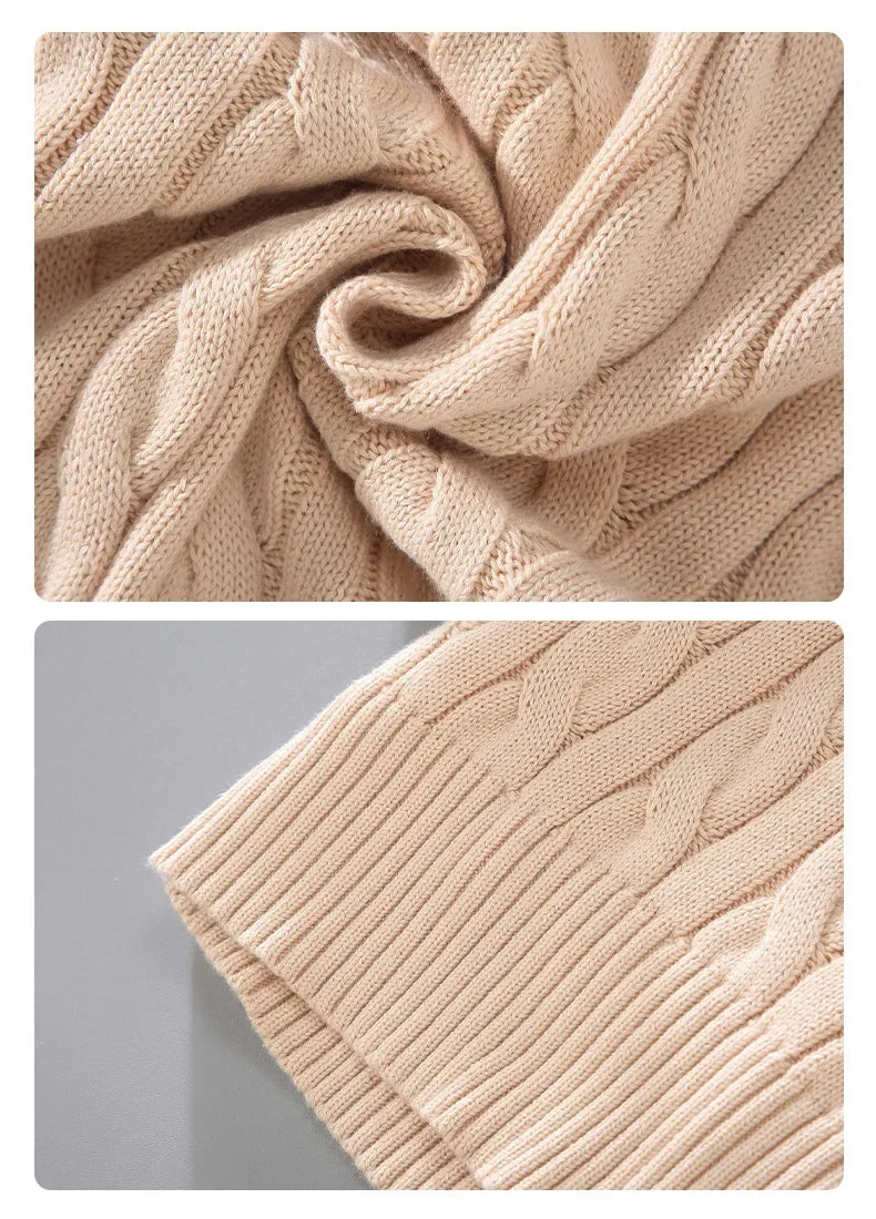 Valentino Zip Knit Mock Neck Sweaters