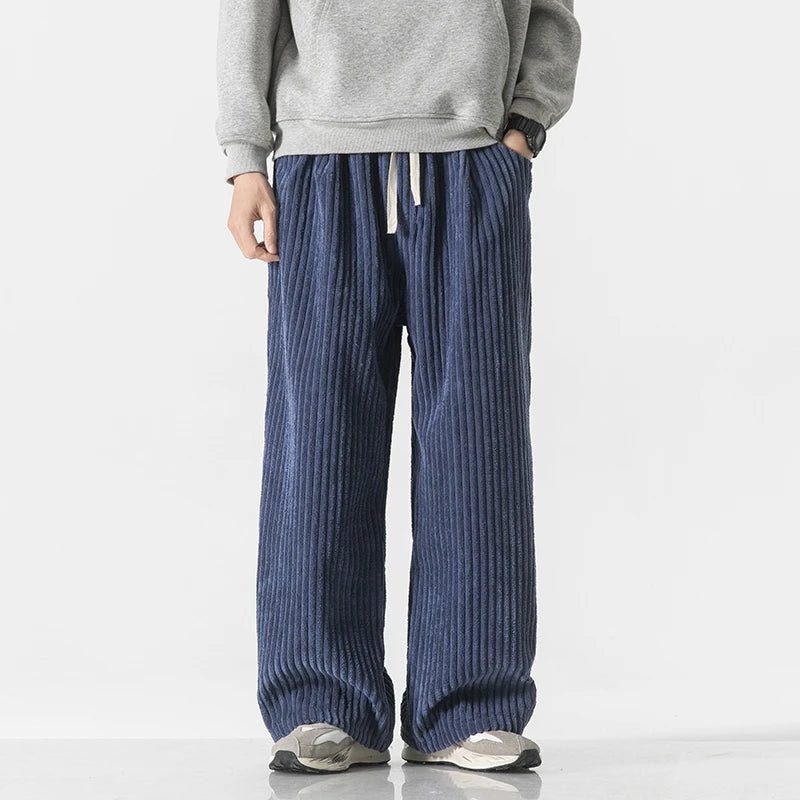 Thread Corduroy Loose Joggers