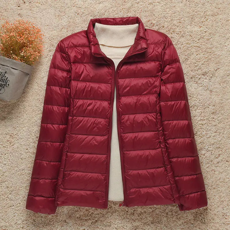 Women's Winter Light Down Slim Puffer Jacket