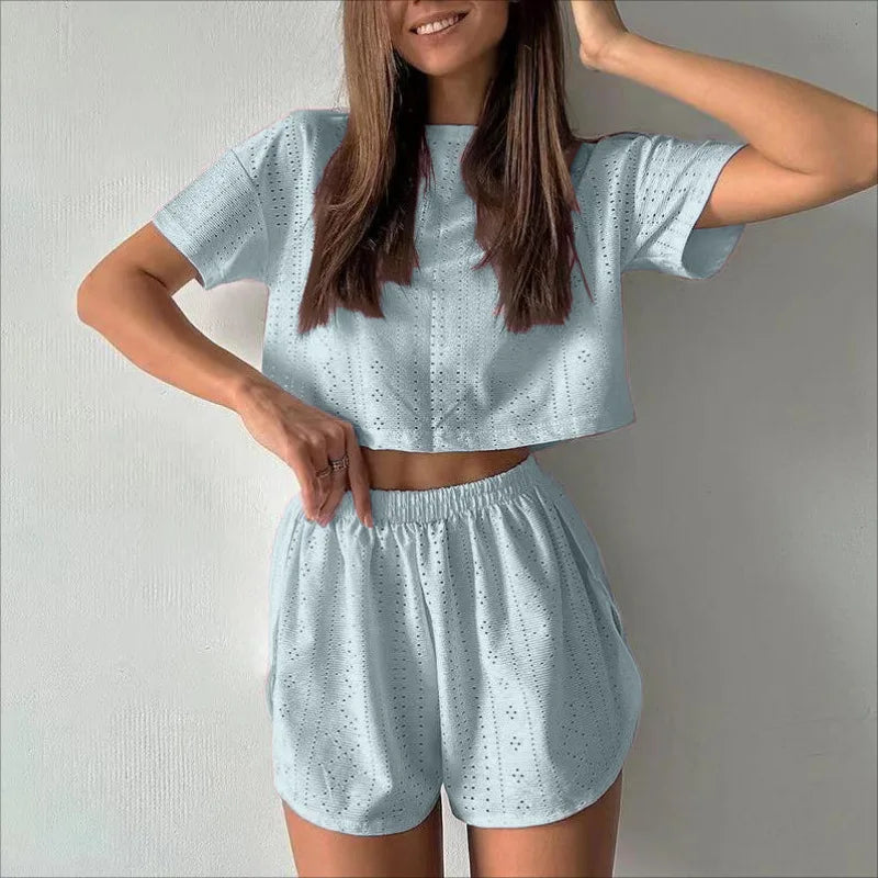 Verona Shorts Sleepwear 2 Piece Set