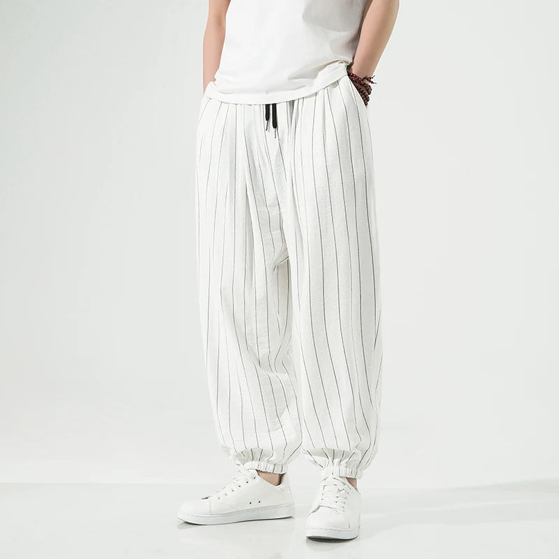Susano Striped Bagg Joggers