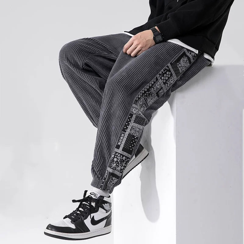 Men's Aztec Corduroy Joggers