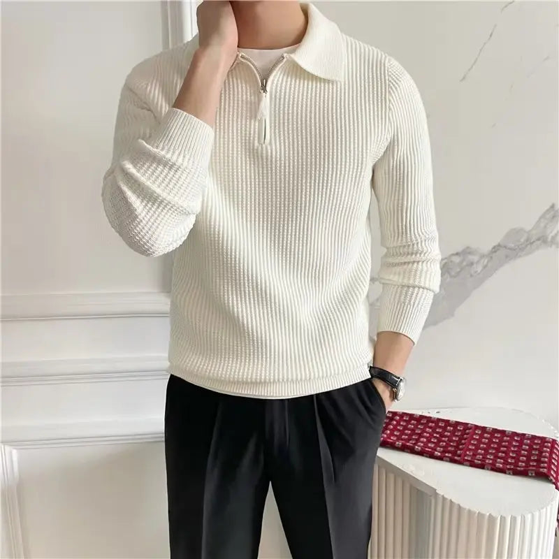 Apollo Cashmere Polo Neck Sweater