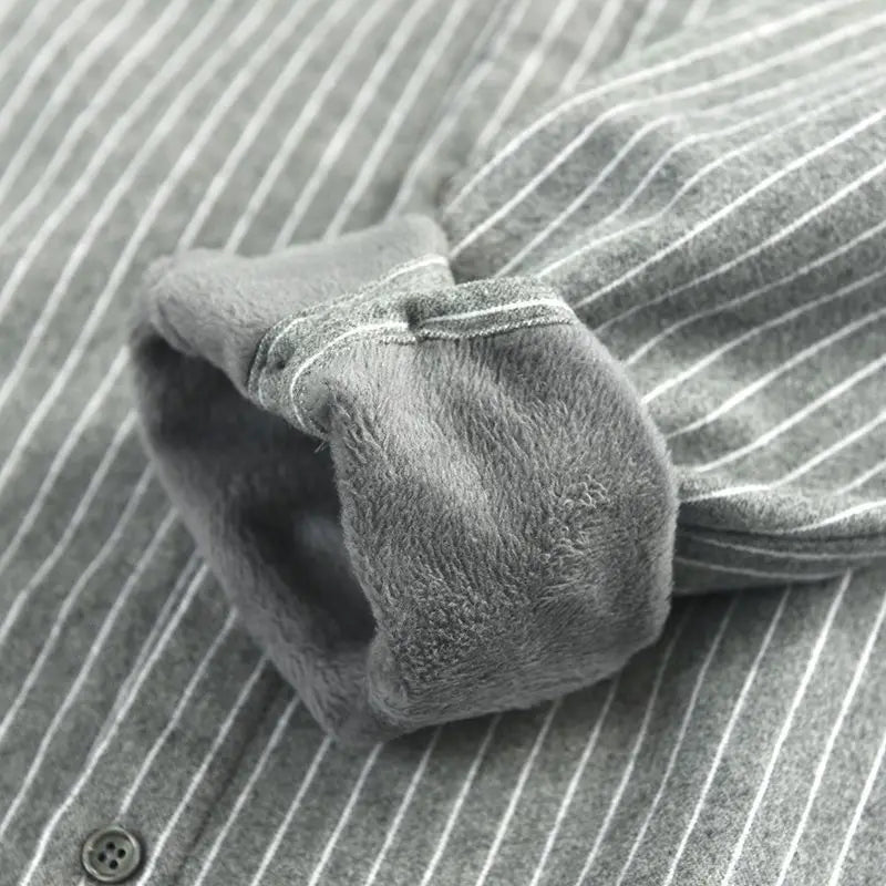 Men's High-Quality Winter Vertical Stripes Shirts