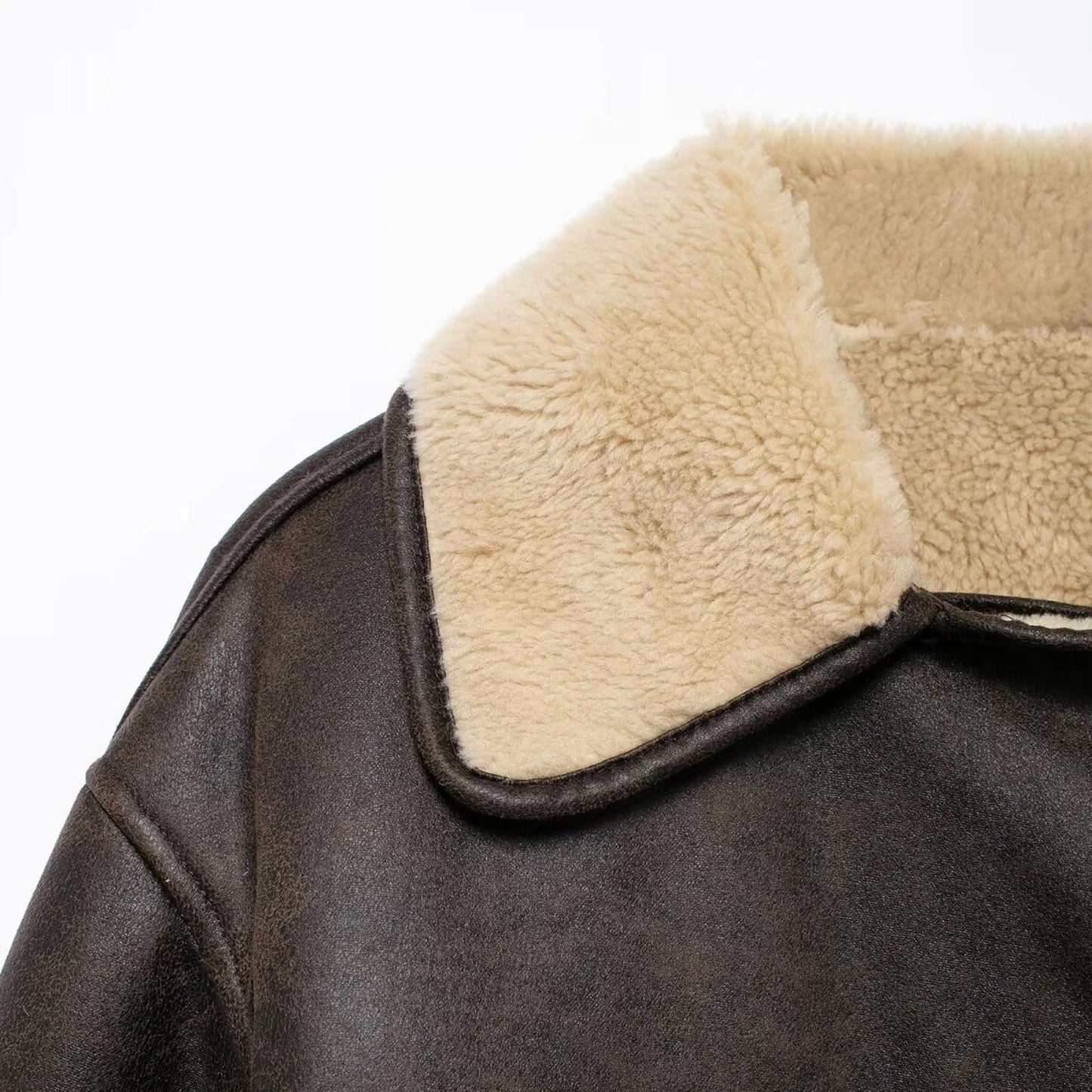 Women's Double Faced Leather Jacket
