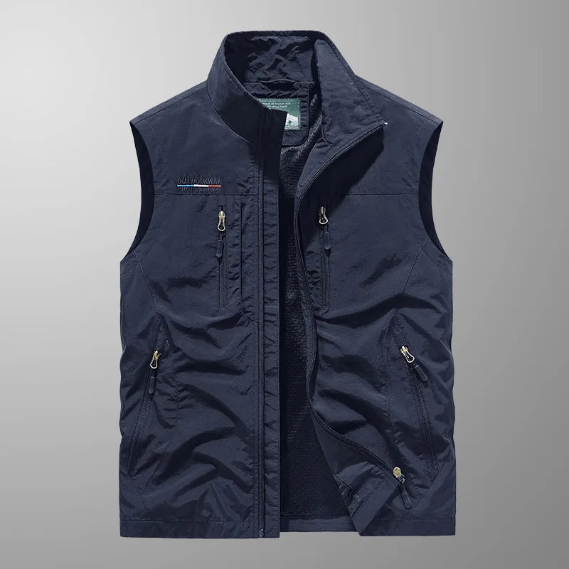 Vincent Multi-Pocket Classic Cargo Gilet