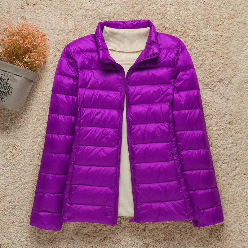 Women's Winter Light Down Slim Puffer Jacket