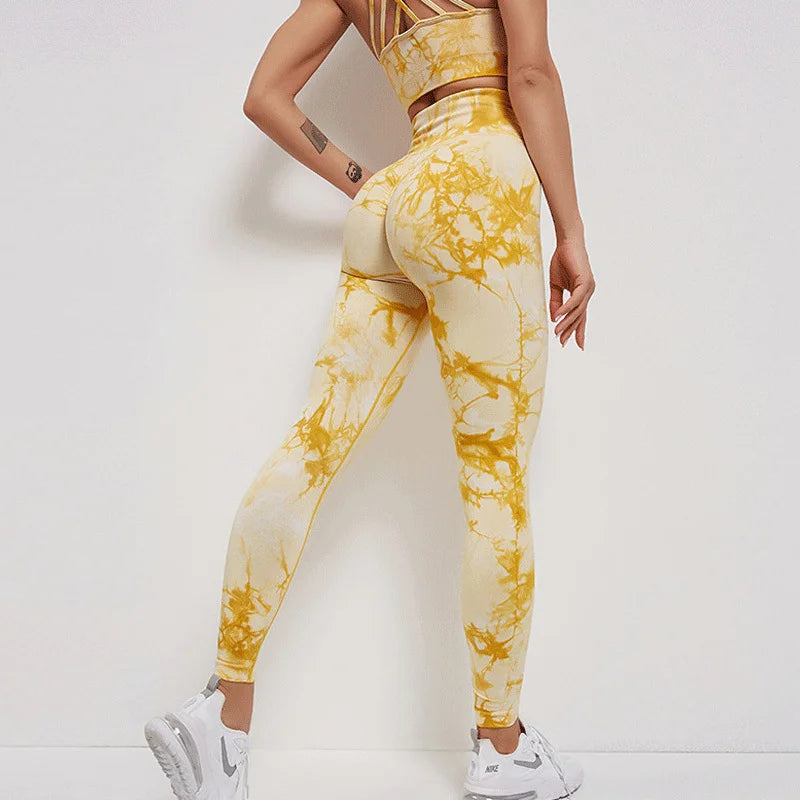Fojo Dye Seamless Scrunch Leggings