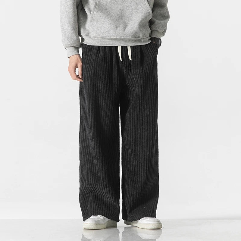 Thread Corduroy Loose Joggers