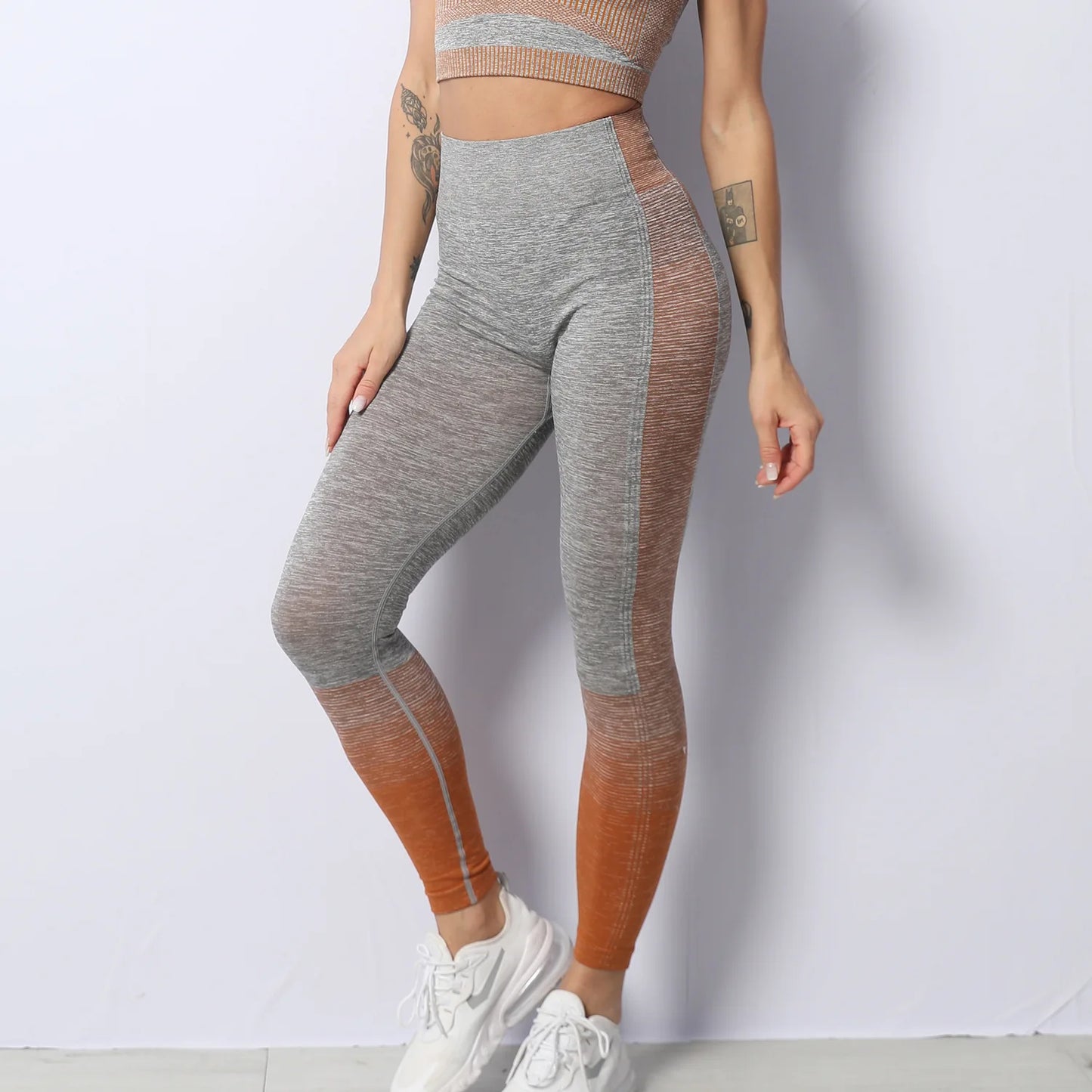 Harmony Seamless Striped Leggings