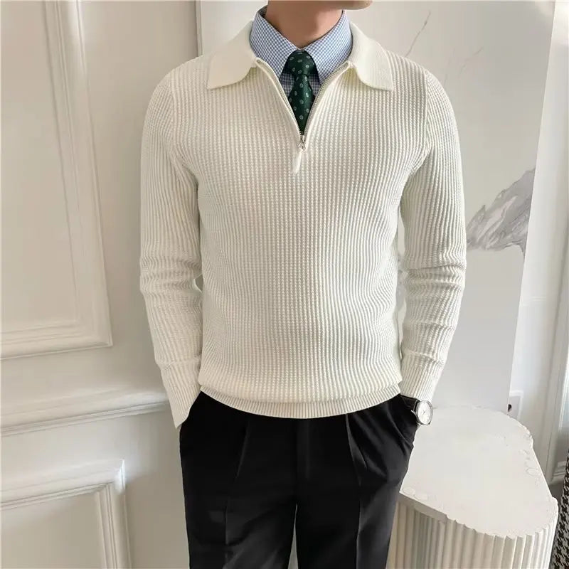 Apollo Cashmere Polo Neck Sweater