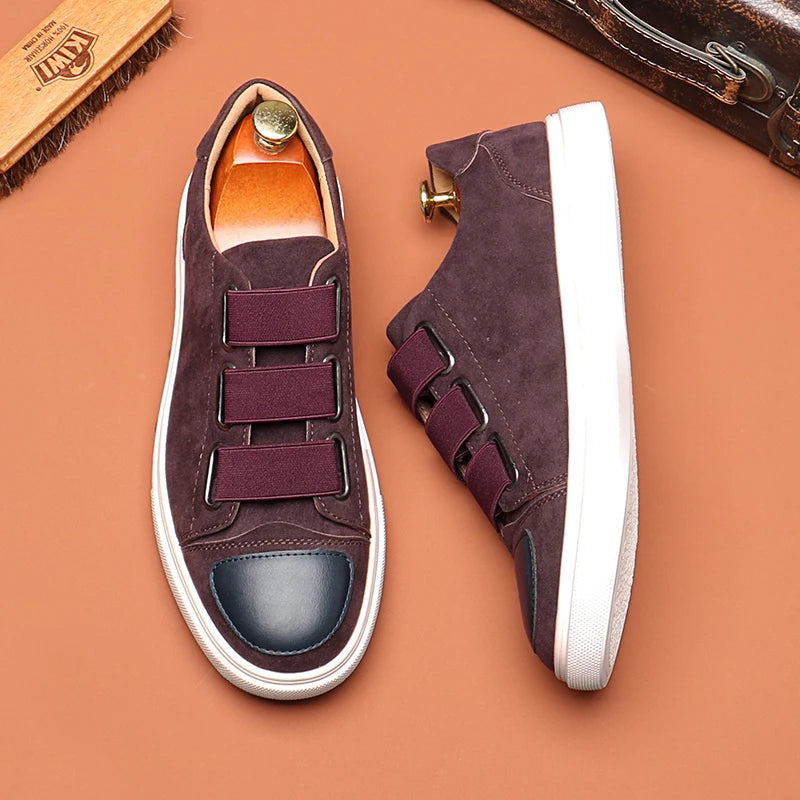 Enzo Mathis Leather Sneakers