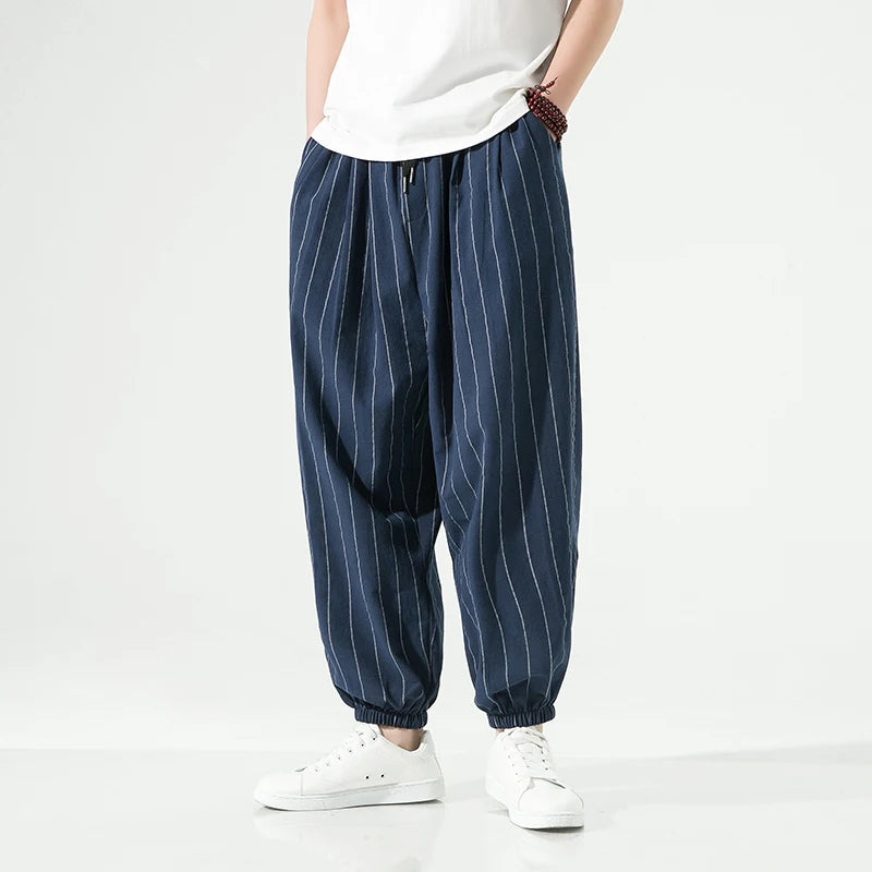 Susano Striped Bagg Joggers
