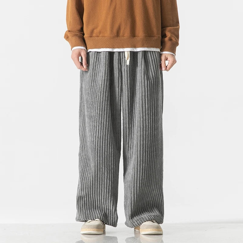 Thread Corduroy Loose Joggers