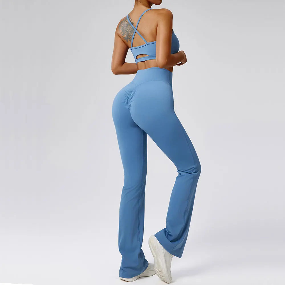 Alaina Flare Leggings & Bra Sets