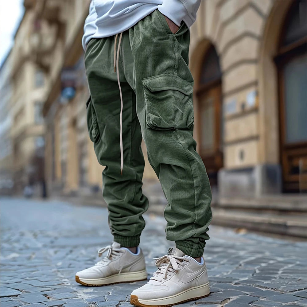 Men's Corduroy Loose Joggers