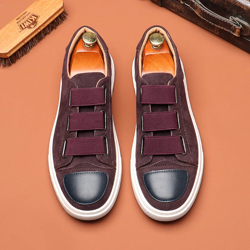 Enzo Mathis Leather Sneakers