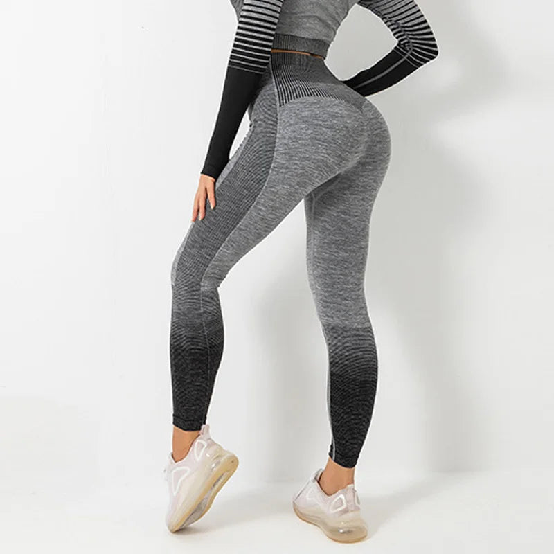 Harmony Seamless Striped Leggings