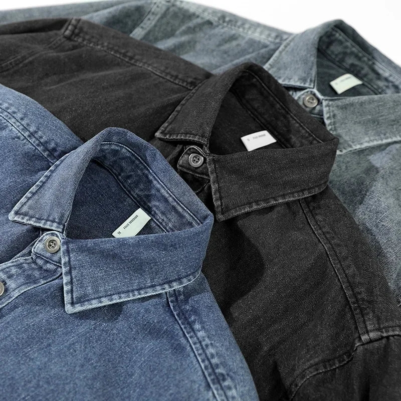 Florence Loose Sleeve Denim Shirt