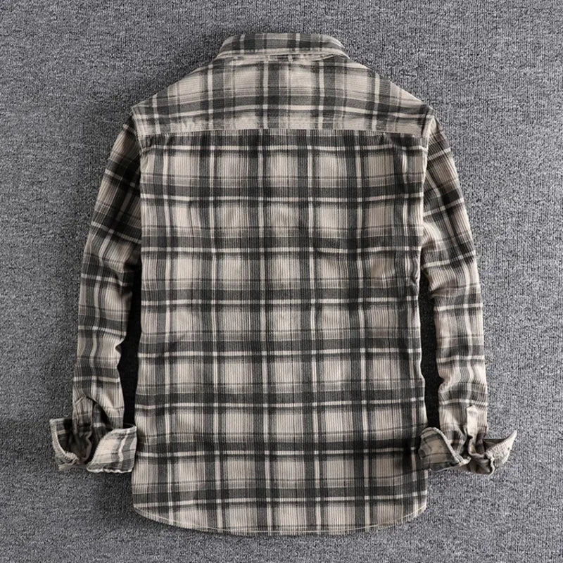 Men's Premium Cotton Check Shirt