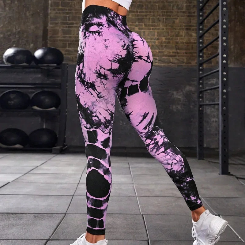 Ophelia Tie-Dye Scrunch Leggings