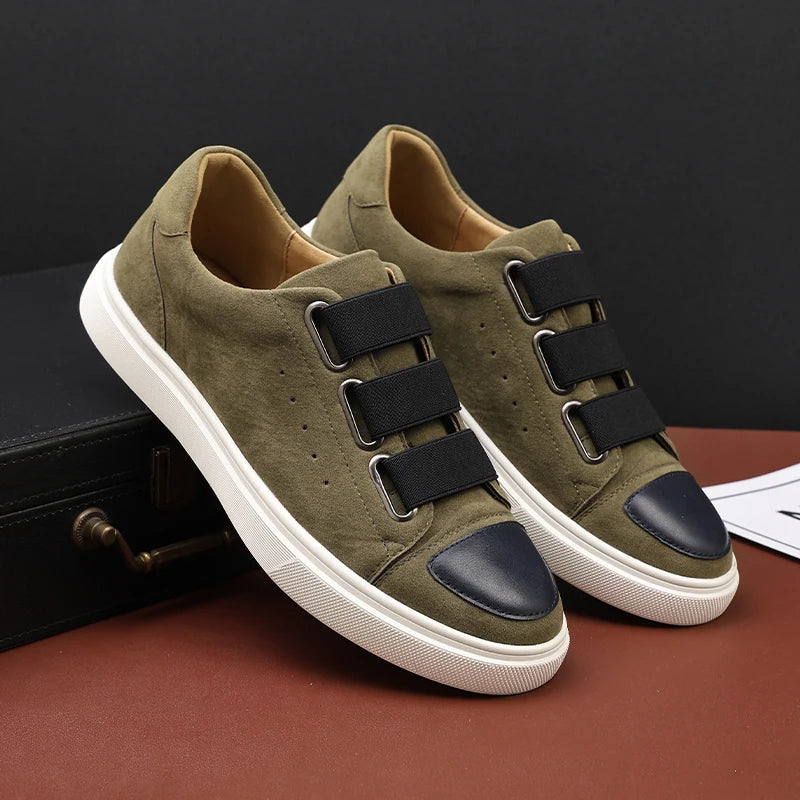 Enzo Mathis Leather Sneakers