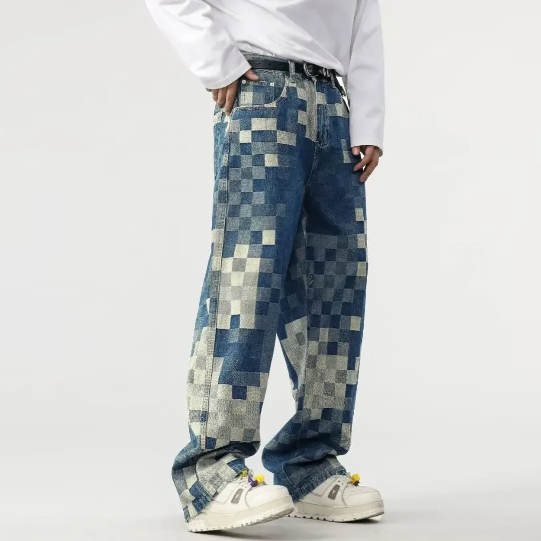 Men's Mosaic Denim Jeans