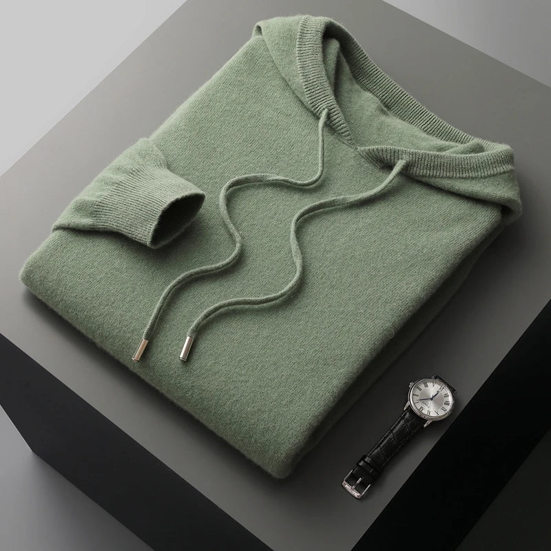 Matteo Merino Wool Hoodie