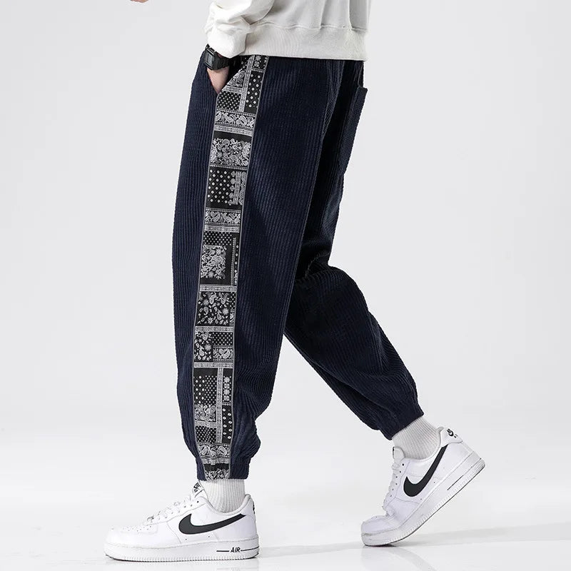 Men's Aztec Corduroy Joggers