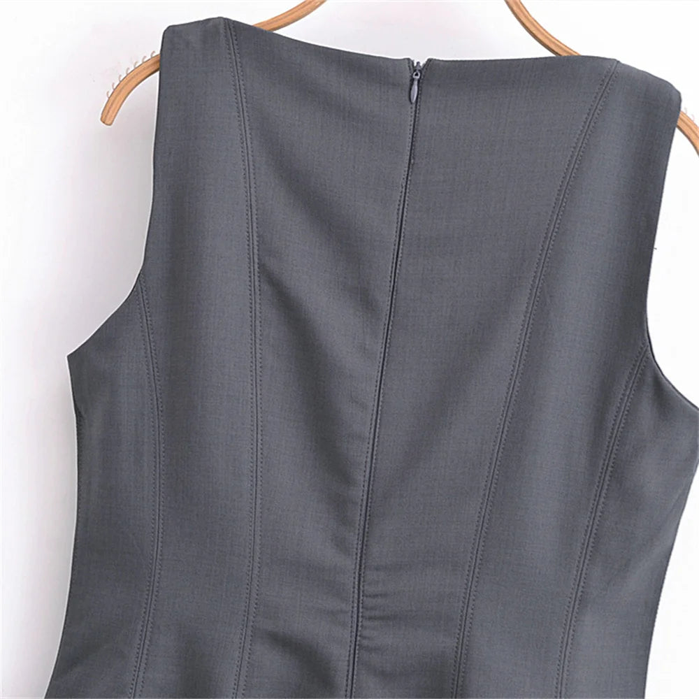 Viviana Sleeveless Short Dress