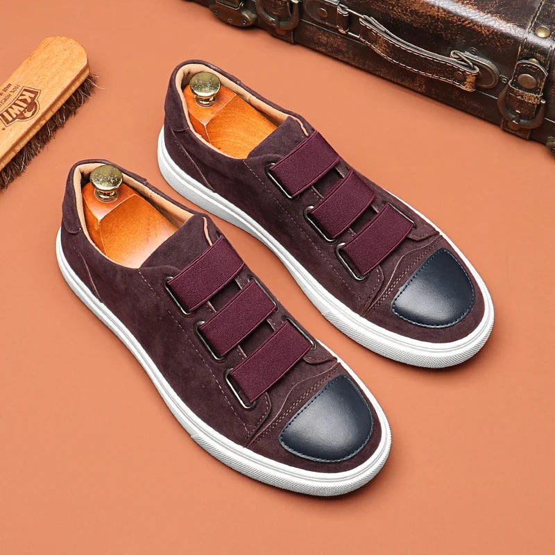 Enzo Mathis Leather Sneakers