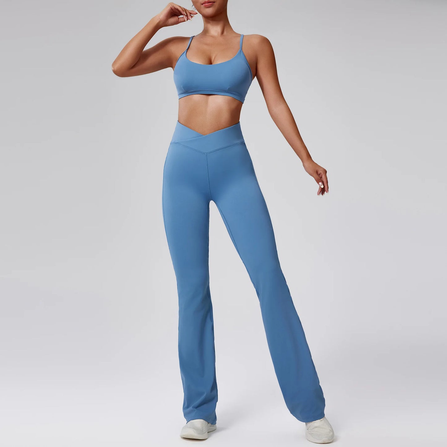 Alaina Flare Leggings & Bra Sets