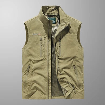 Vincent Multi-Pocket Classic Cargo Gilet