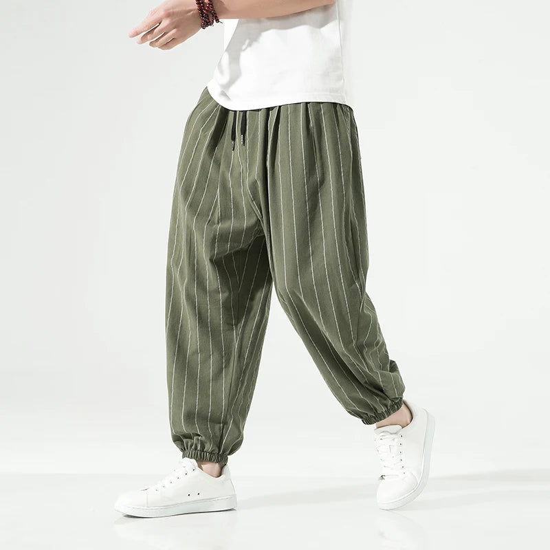 Susano Striped Bagg Joggers