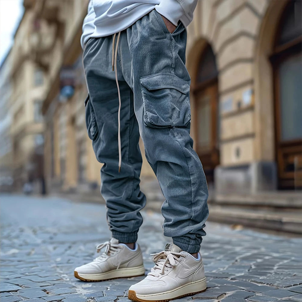 Men's Corduroy Loose Joggers