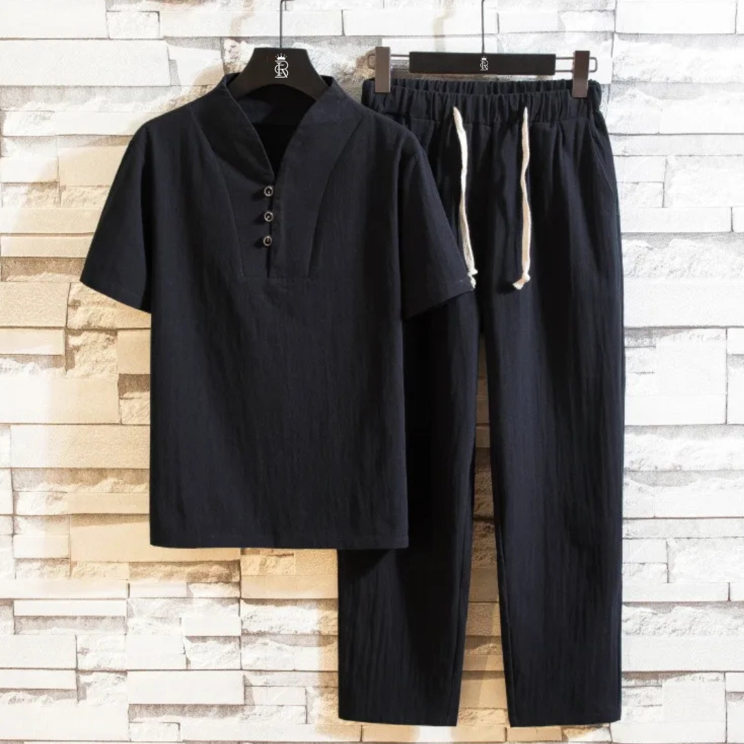 Austin™ 100% Premium Cotton Shirt & Trousers Set
