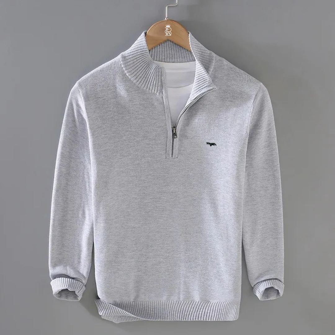 Lorenzo Classic Half-Zip Sweater