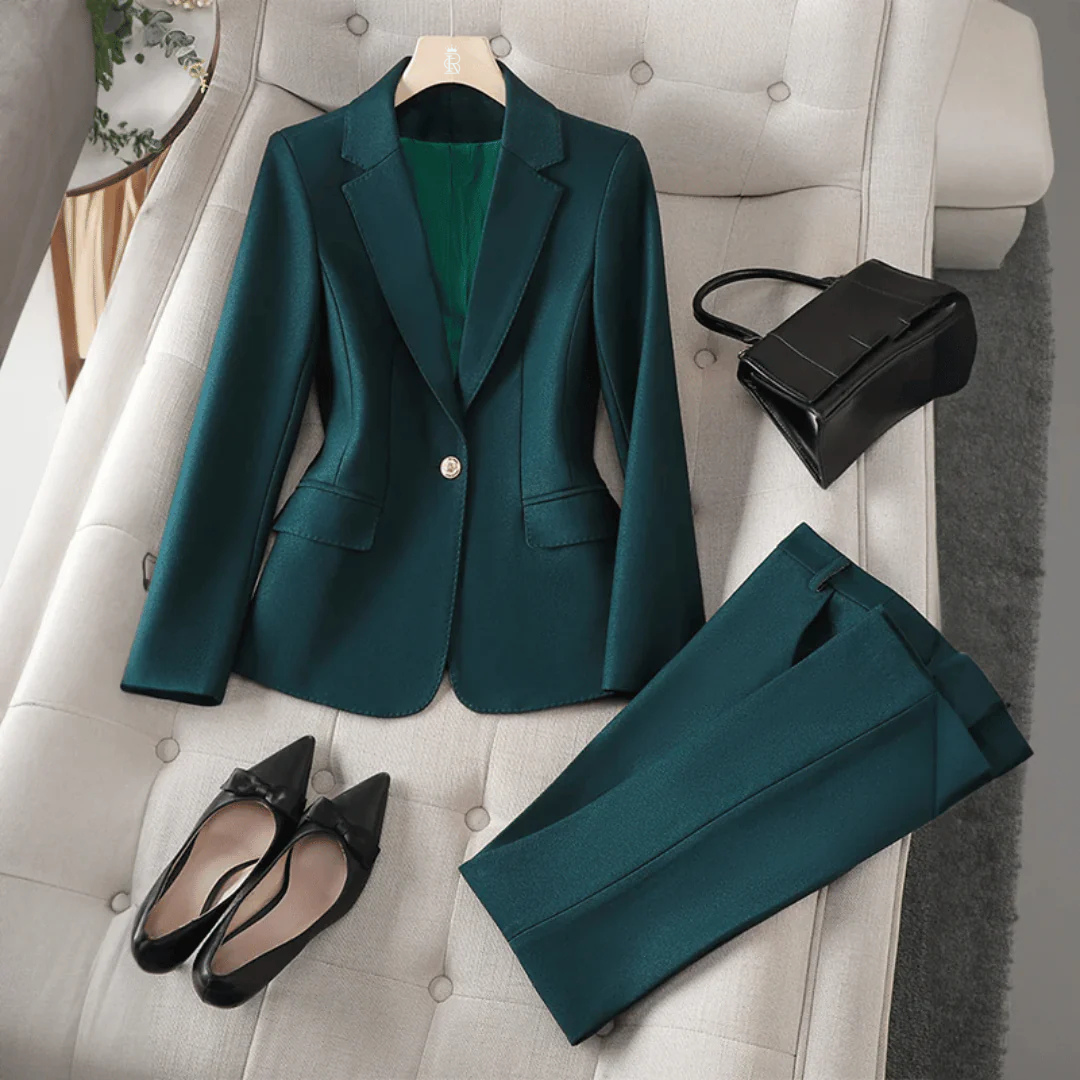 Women's Vogue Verde Blazer Set