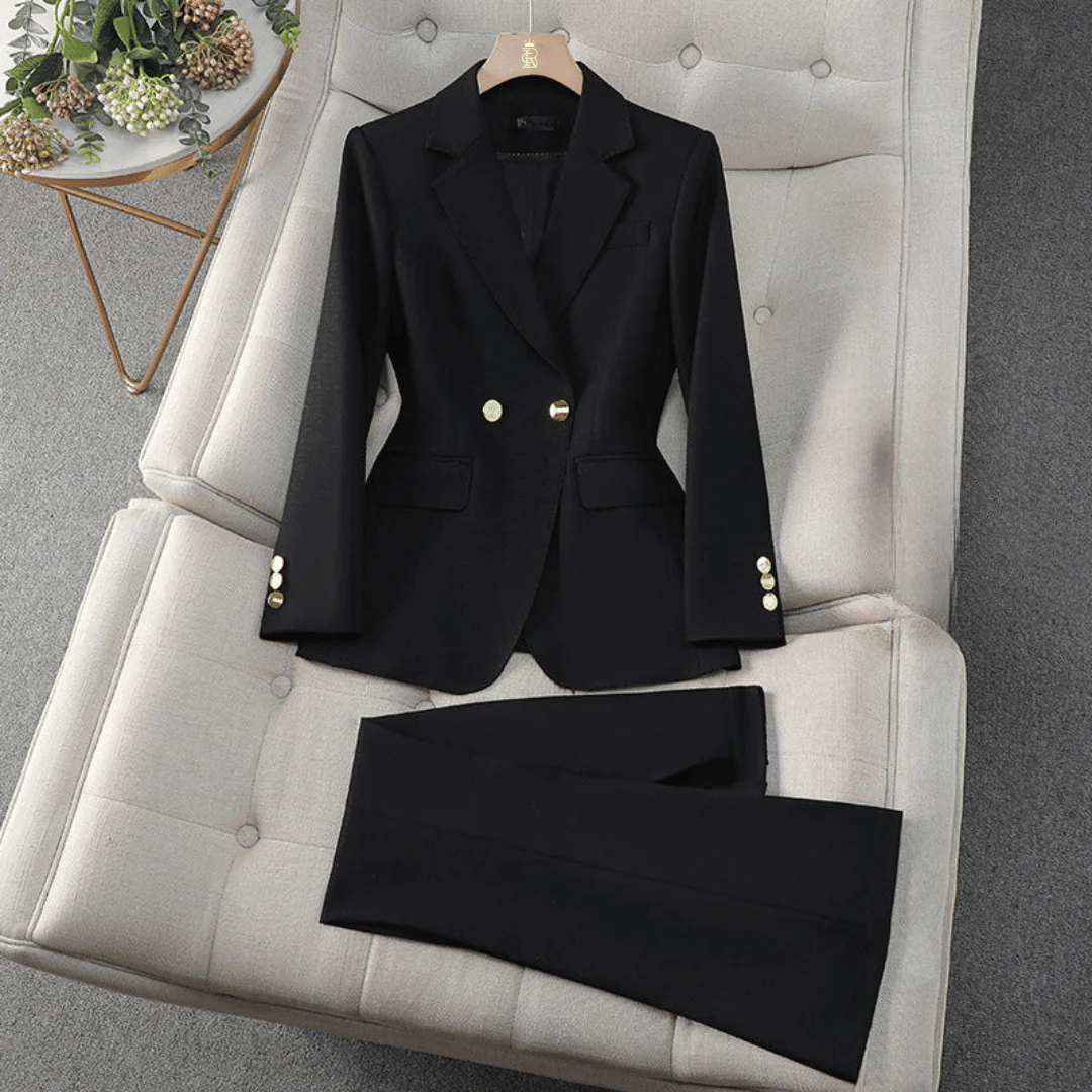 Marissa Sapphire Symphony Blazer Set