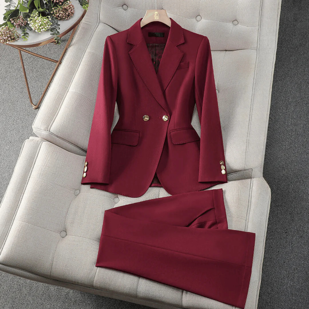 Marissa Sapphire Symphony Blazer Set
