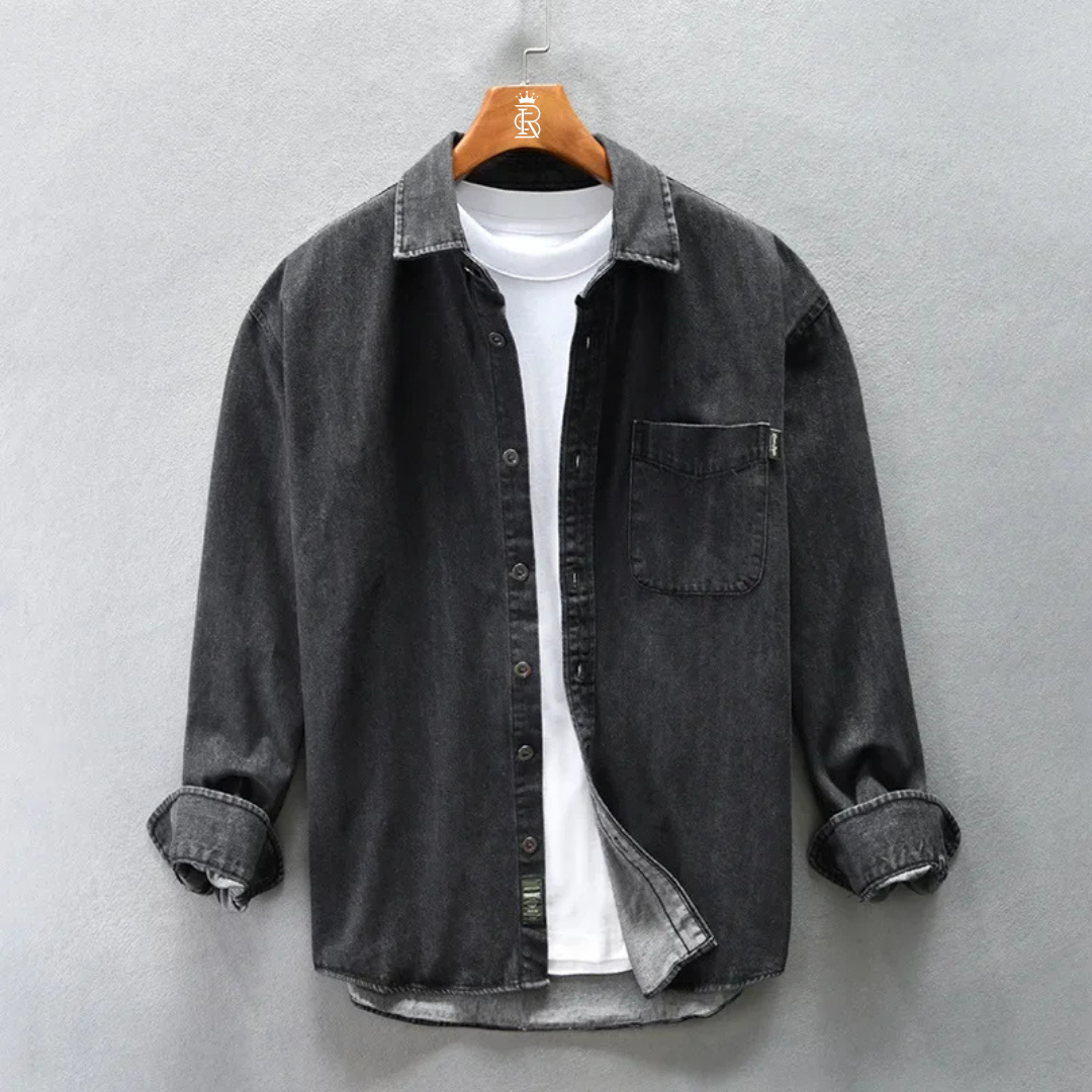 Florence Loose Sleeve Denim Shirt