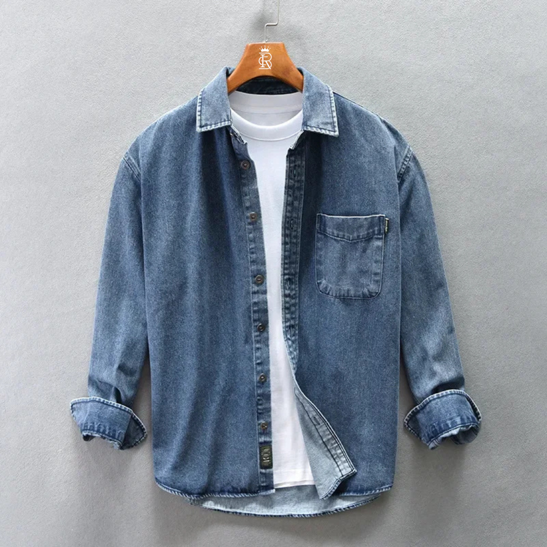 Florence Loose Sleeve Denim Shirt